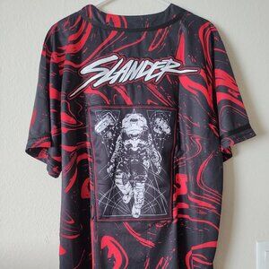 Slander Band Astronaut Space Jersey Mens S/S Sz 2XL - New